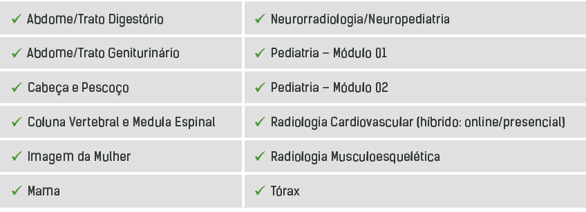  Abdome Trato Digestório, Neurorradiologia Neuropediatria, Abdome Trato Geniturinário, Pediatria   Módulo 01, Cabeça    