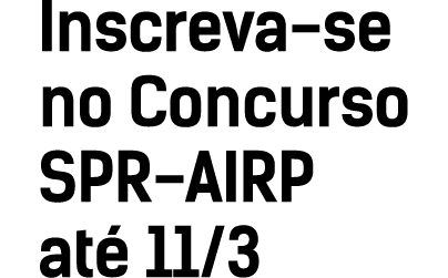 Inscreva-se no Concurso SPR-AIRP até 11 3