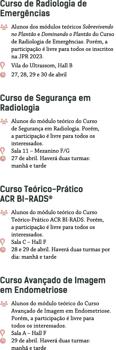 Curso de Radiologia de Emerg ncias ￼ Alunos dos m dulos te ricos Sobrevivendo no Plant o e Dominando o Plant o do Cur...