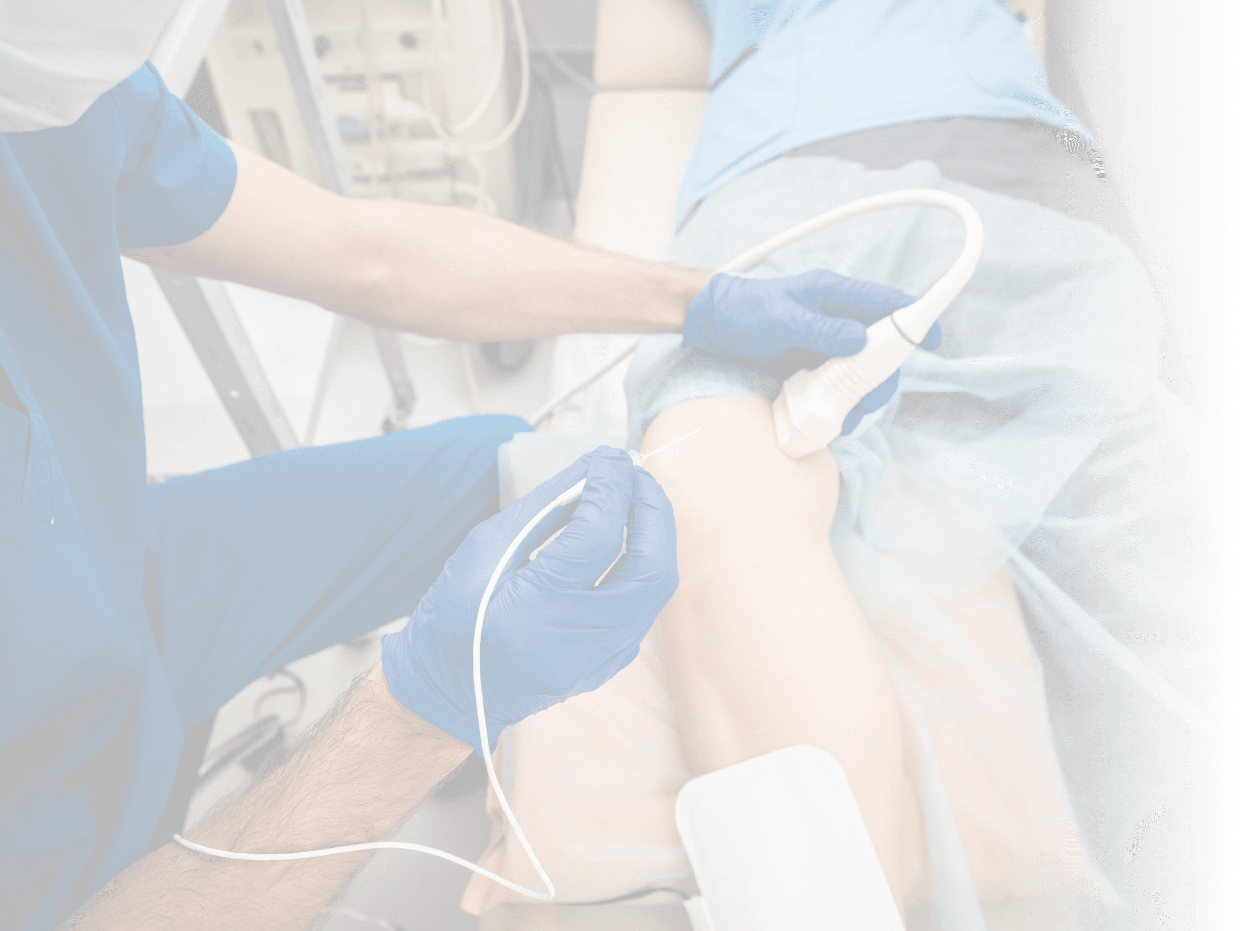 Cardiologist use tubes and ultrasound for radiofrequency catheter ablation