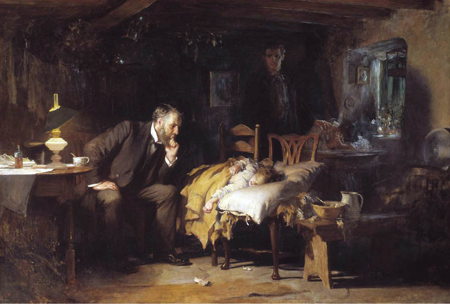 The Doctor exhibited 1891 Sir Luke Fildes 1843-1927 Presented by Sir Henry Tate 1894 http:  www tate org uk art work N01522
