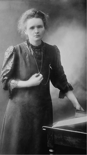 Marie Curie (1867-1934), Polish-French physicist who won two Nobel Prizes, in 1903 for Physics and 1911 for Chemistry.
